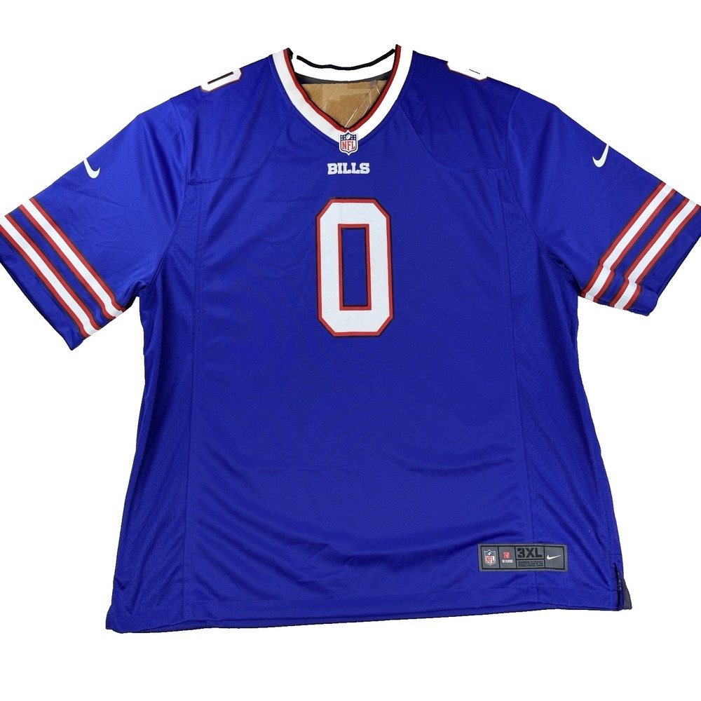Mens Nike Buffalo Bills Football Jersey Keon Coleman Blue 0 Sz 3XL NFL On Field